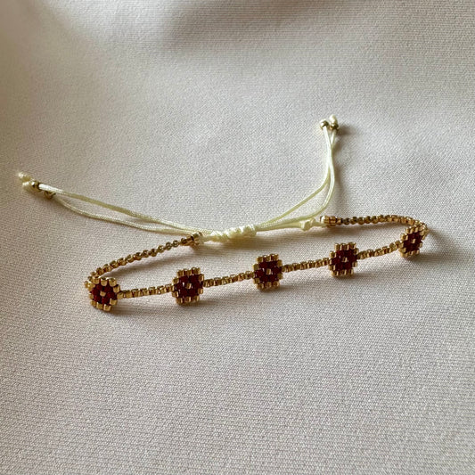 PULSERA FLORES GUINDAS