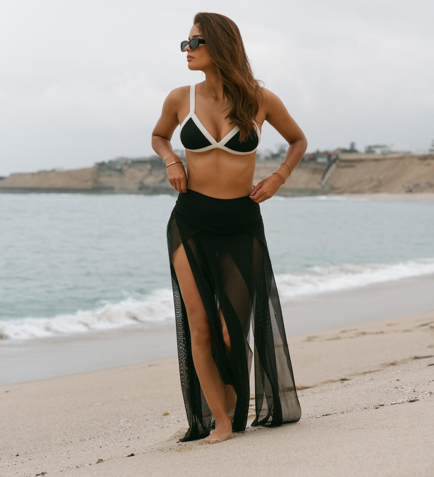 Falda/Vestido Bahia Tul Negro