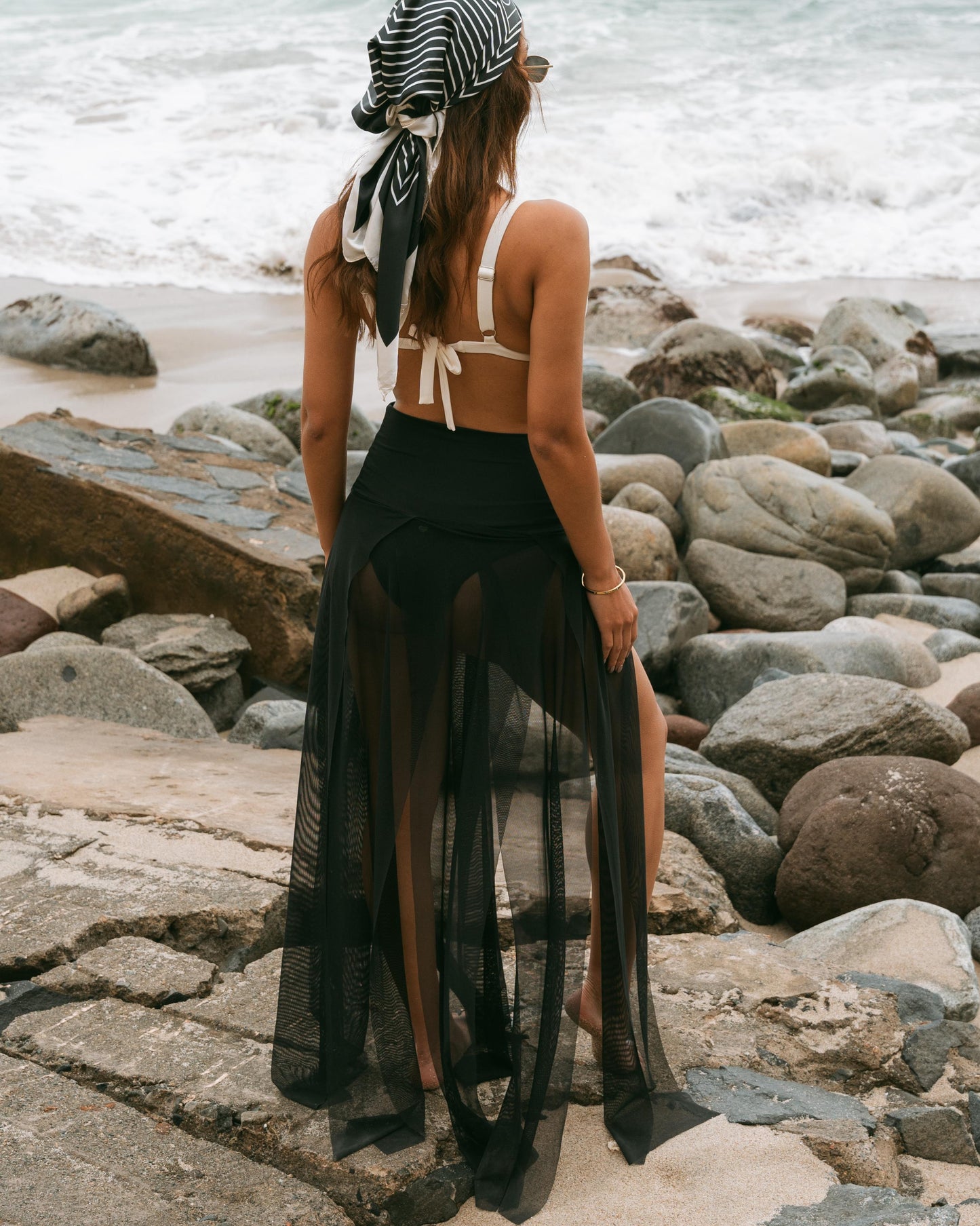 Falda/Vestido Bahia Tul Negro