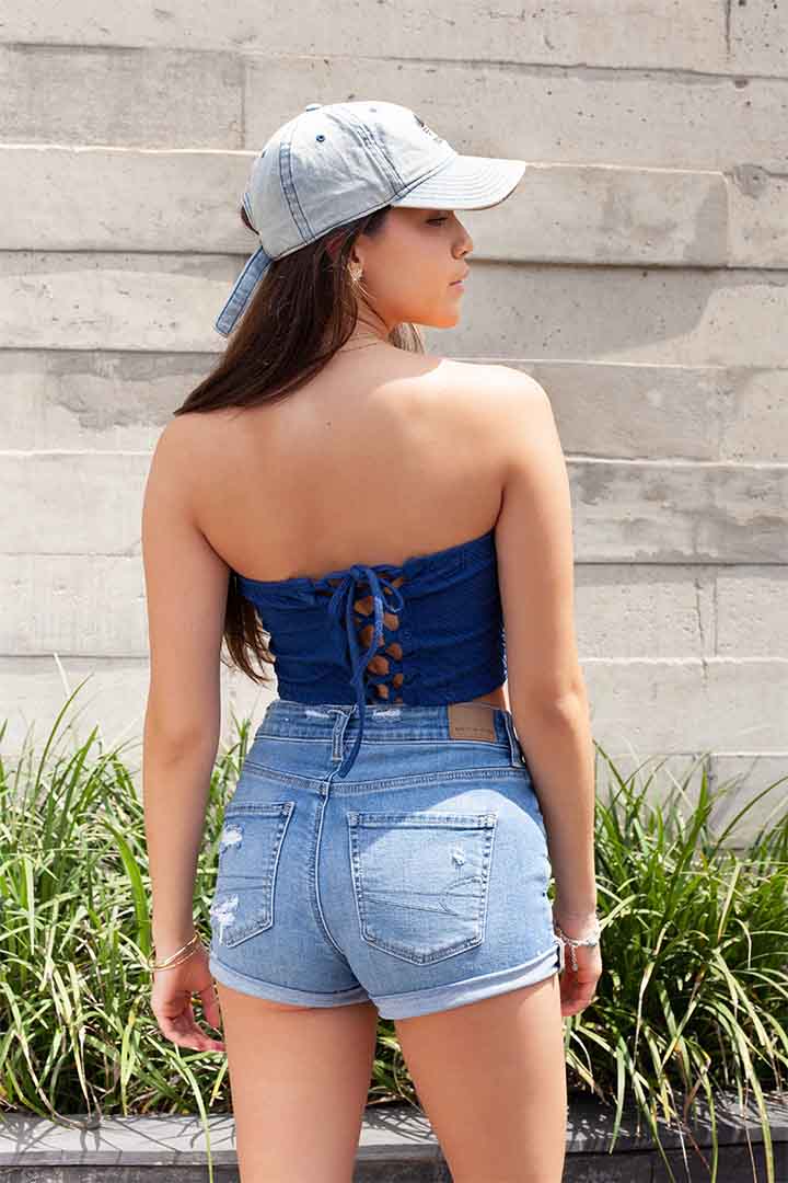 TOP AZUL