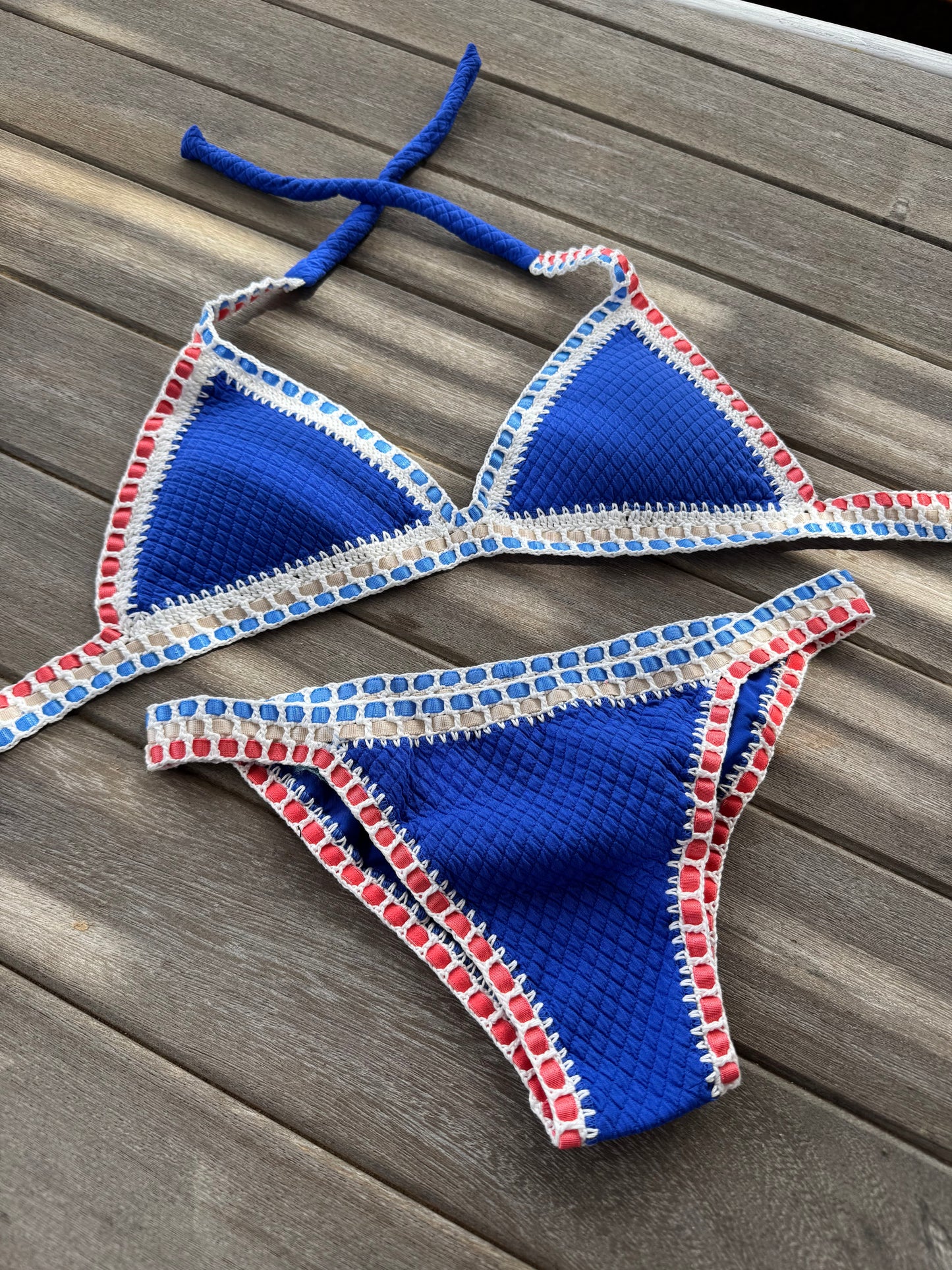 Bikini Raisa Azulino Rombos