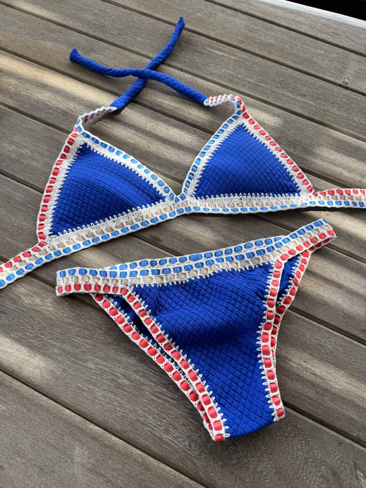 Bikini Raisa Azulino Rombos