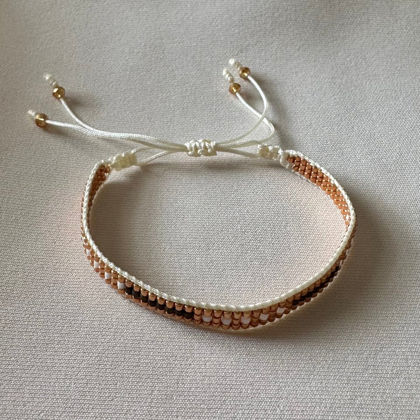 PULSERA COBRE Y MARRÓN