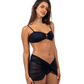 Falda Nudo Corta Tul Negro