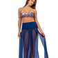 Falda Vestido Itaca Tul Azul