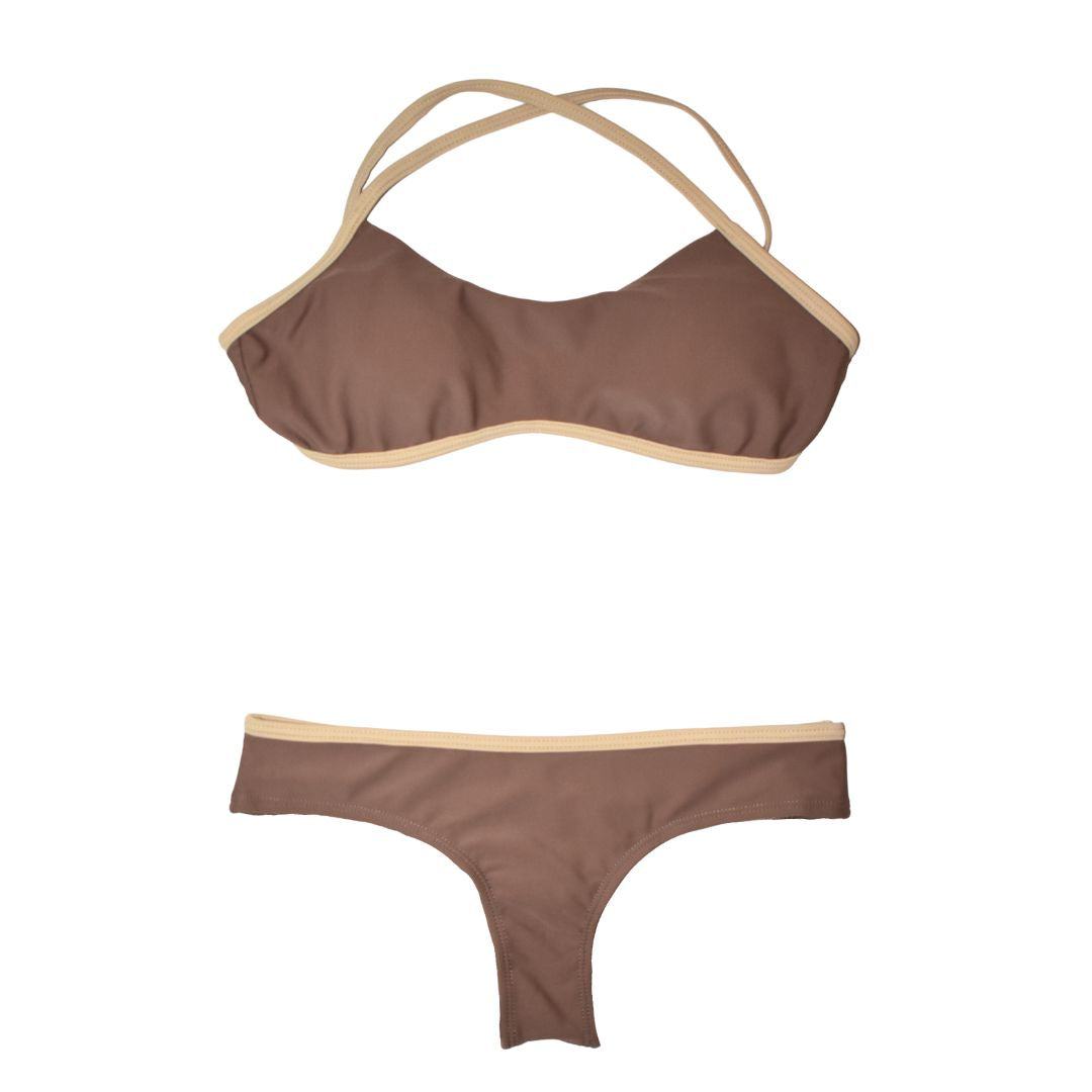 Bikini Mila Mocca/Beige