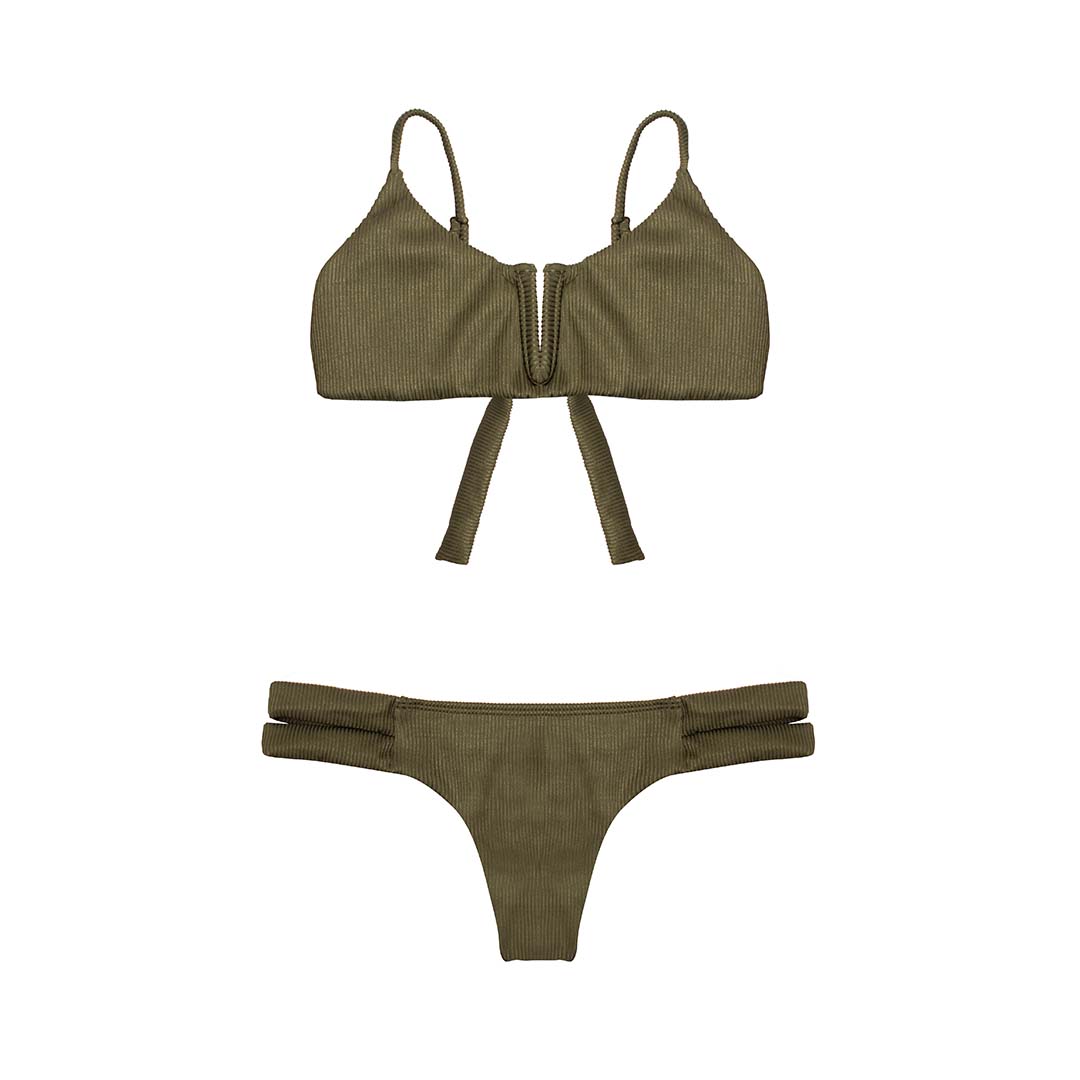 BIKINI MARIANA VERDE MILITAR