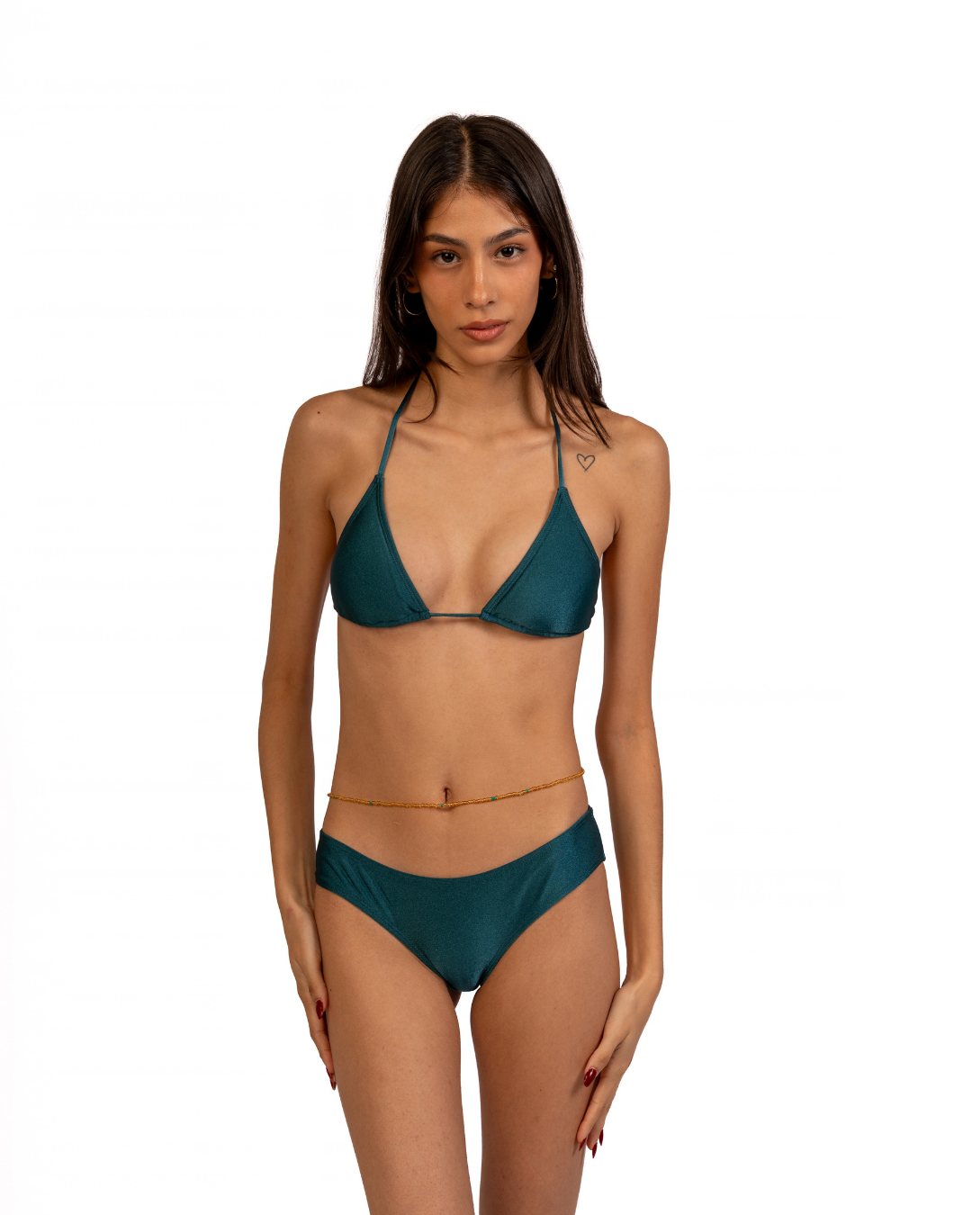 Nicole Esmeralda Clasico Bottom | Zalia Bikinis - ropa de baño peruana