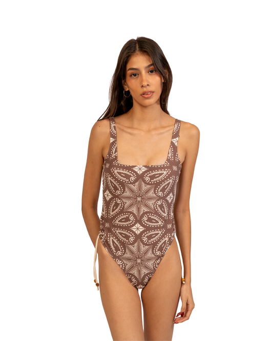 Cayetana Marron Print RB