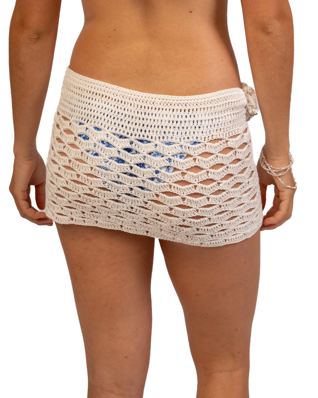 Falda Tejida Crochet Hondas | Zalia Bikinis - ropa de baño peruana