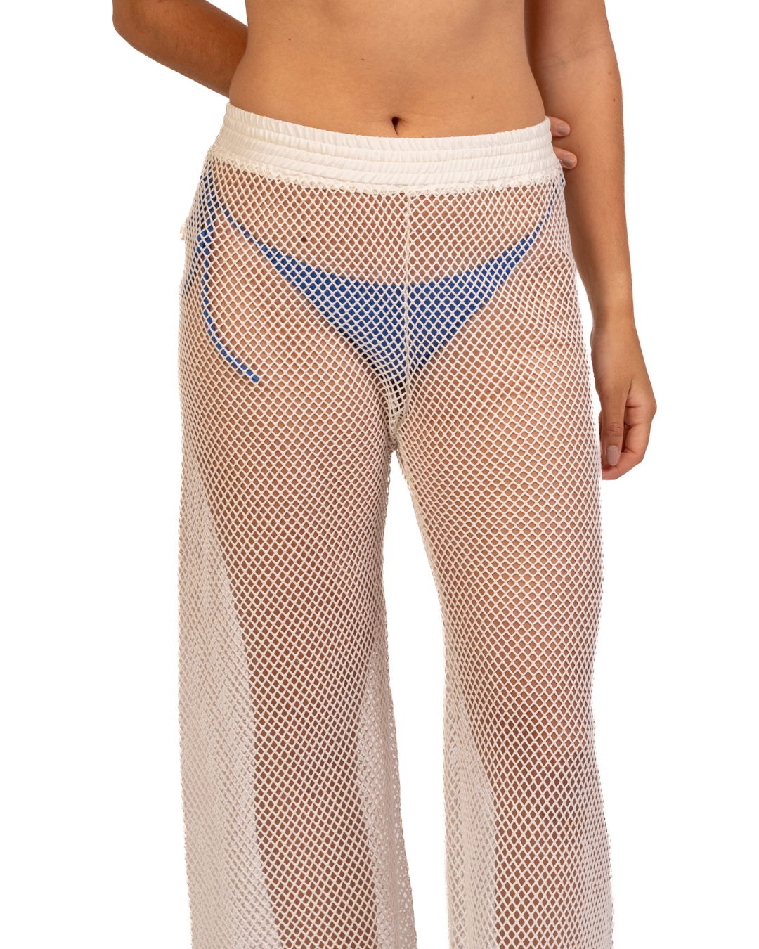Pantalon Malla Blanco | Zalia Bikinis - ropa de baño peruana