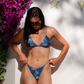 Bikini Tania Azul Flores