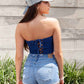 TOP AZUL